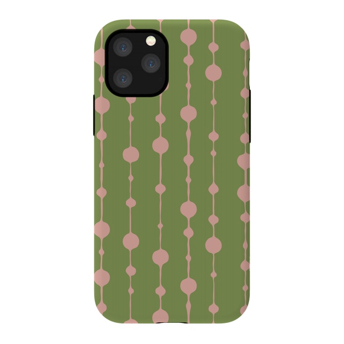 iPhone 11 Pro StrongFit Dots in Lines VI by Majoih