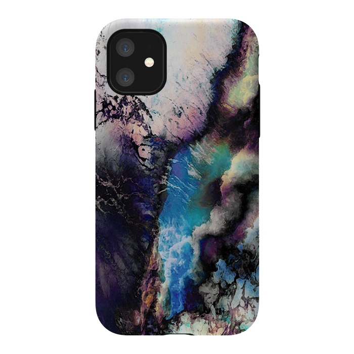 iPhone 11 StrongFit Abstract marble art by Oana 
