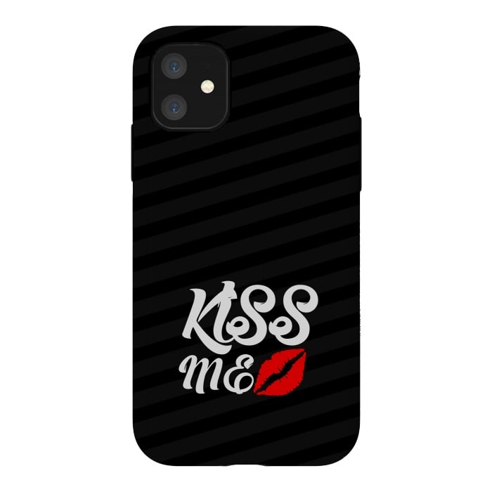 iPhone 11 StrongFit kiss me by TMSarts