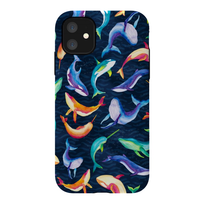 iPhone 11 StrongFit Whaley Love to Move by gingerlique