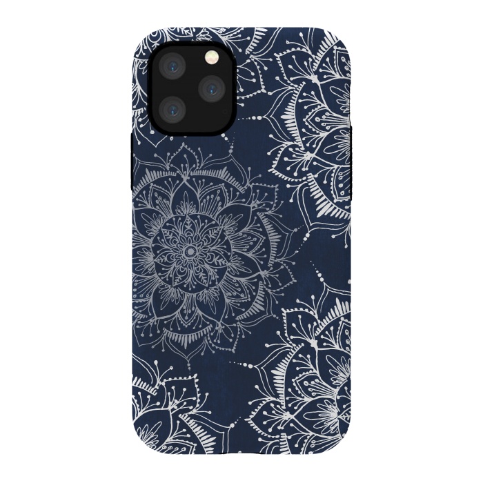 iPhone 11 Pro StrongFit Floral Blue by Rose Halsey