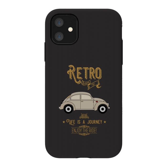 iPhone 11 StrongFit retro vintage car by TMSarts