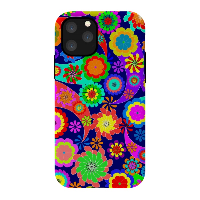 iPhone 11 Pro StrongFit Psychodelic Spring by ArtsCase