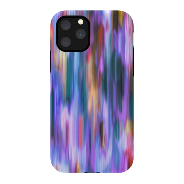 iPhone 11 Pro StrongFit Iridiscent Abstract Lines by Ninola Design