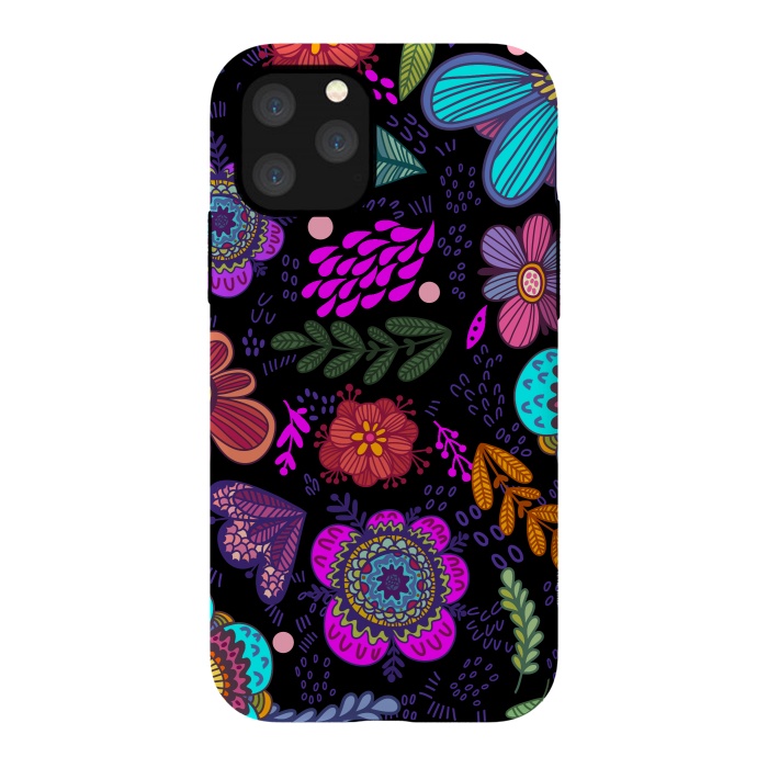 iPhone 11 Pro StrongFit Flowers Online by ArtsCase
