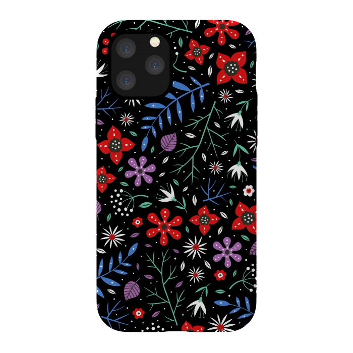 iPhone 11 Pro StrongFit Small Flower Patterns by ArtsCase