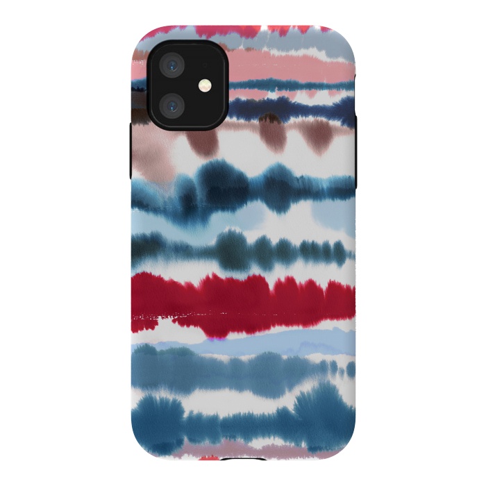 iPhone 11 StrongFit Soft Nautical Watercolor by Ninola Design