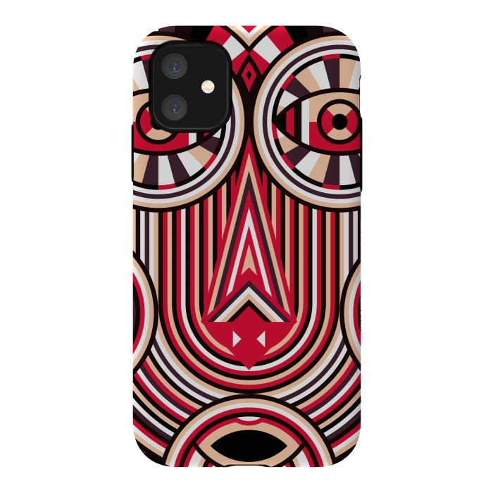 iPhone 11 StrongFit abstract mask by TMSarts