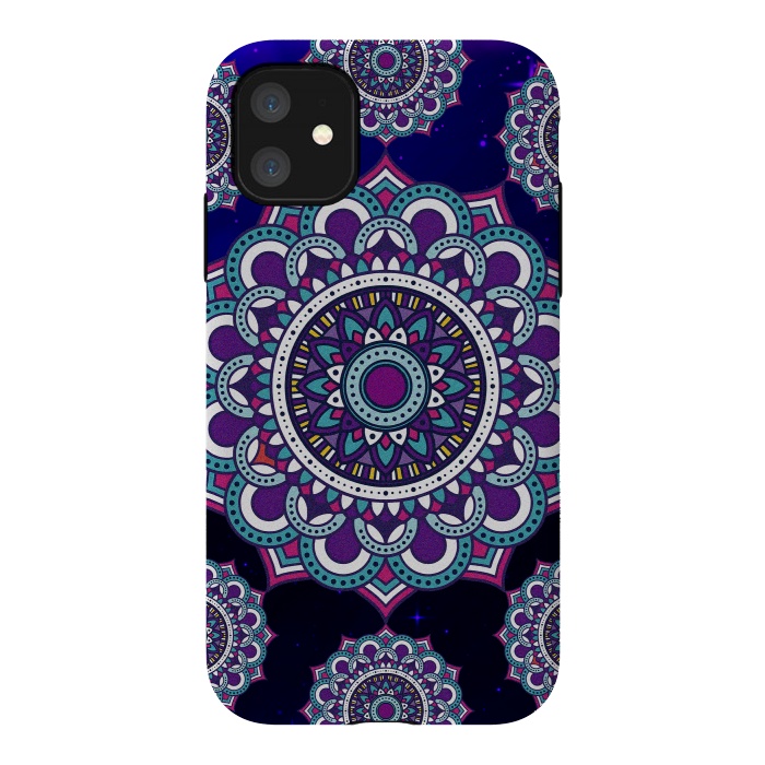 iPhone 11 StrongFit Repetition Of Mandalas by ArtsCase