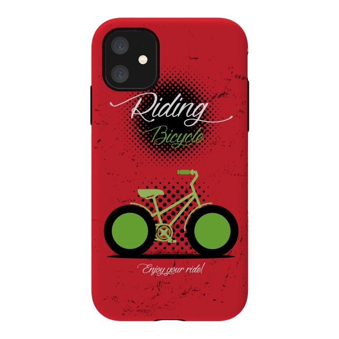 iPhone 11 StrongFit riding bicycle by TMSarts