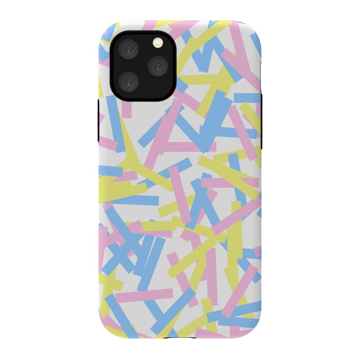 iPhone 11 Pro StrongFit Rectangular Confetti Pastel by Ninola Design