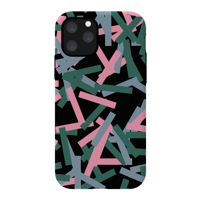 iPhone 11 Pro StrongFit Rectangular Confetti Pink by Ninola Design