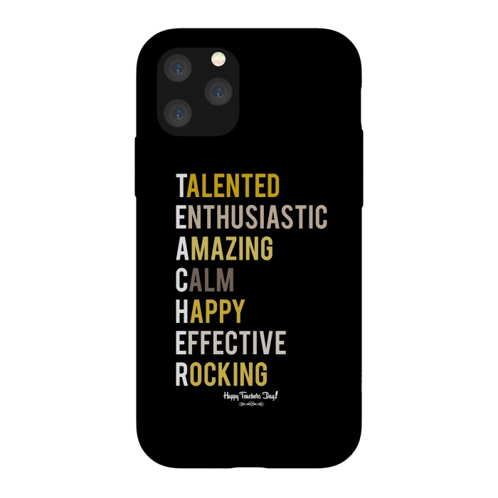iPhone 11 Pro StrongFit teacher quote by TMSarts