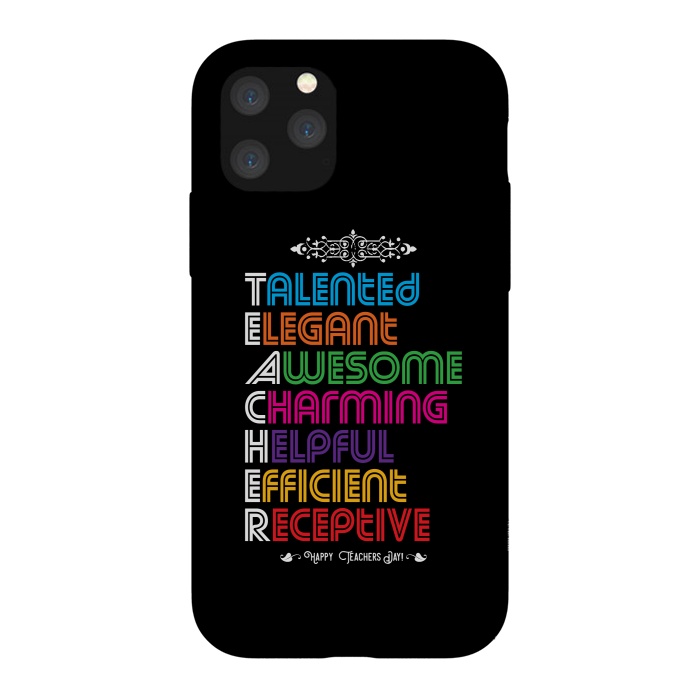 iPhone 11 Pro StrongFit happy teacher day by TMSarts