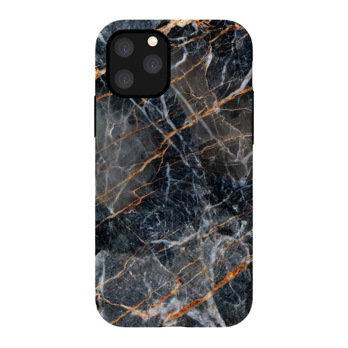 iPhone 11 Pro StrongFit Marble Gray Stone by ArtsCase