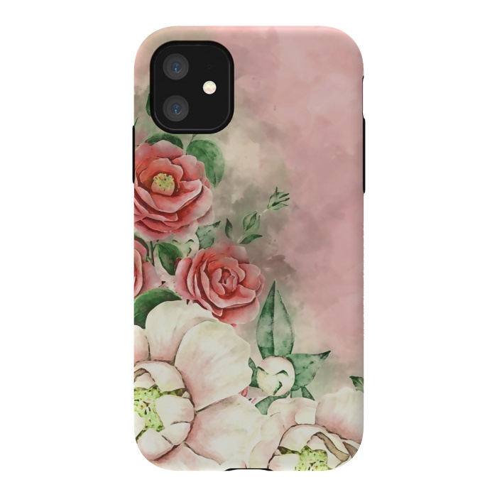 iPhone 11 StrongFit Queen Rose by Creativeaxle