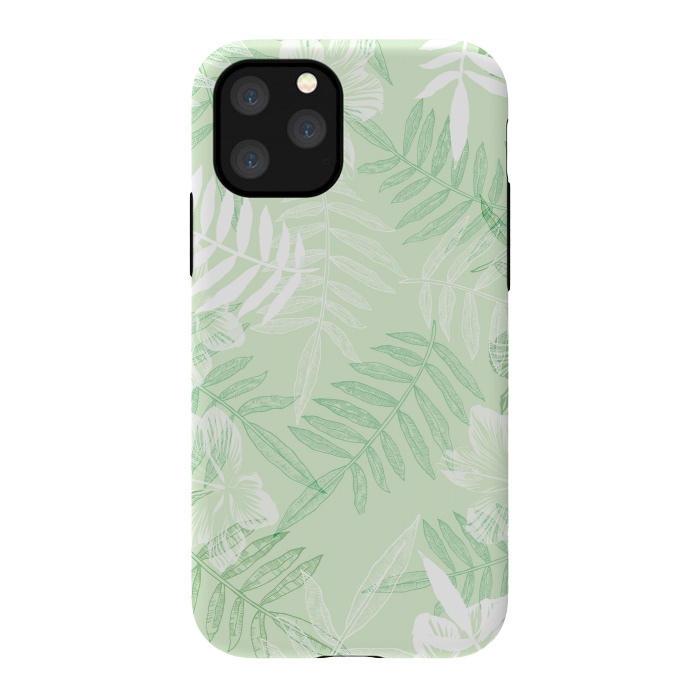 iPhone 11 Pro StrongFit tropical Green  by Rose Halsey