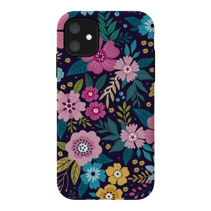 iPhone 11 StrongFit Floral Pattern Design VI  by ArtsCase
