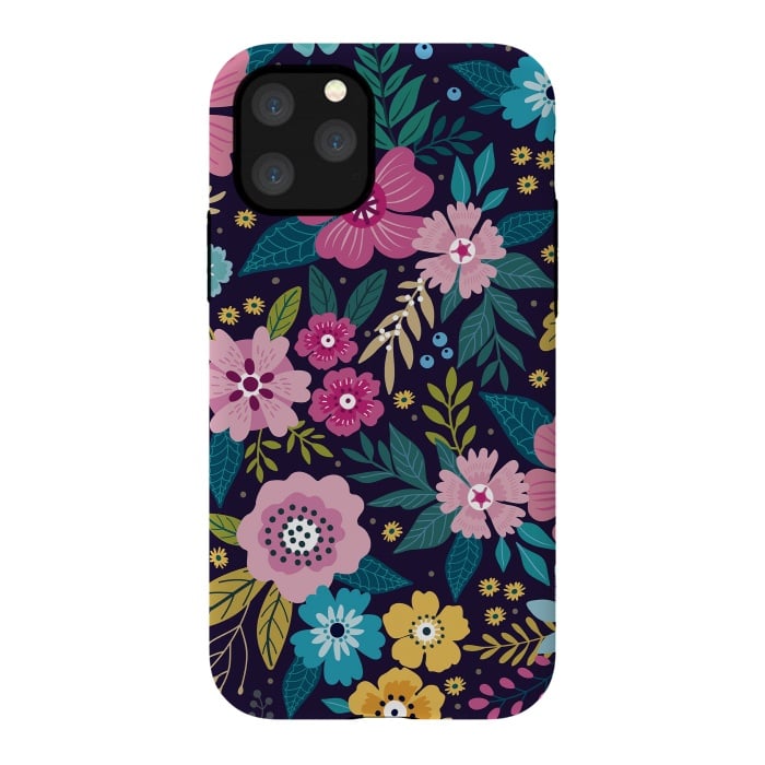 iPhone 11 Pro StrongFit Floral Pattern Design VI  by ArtsCase