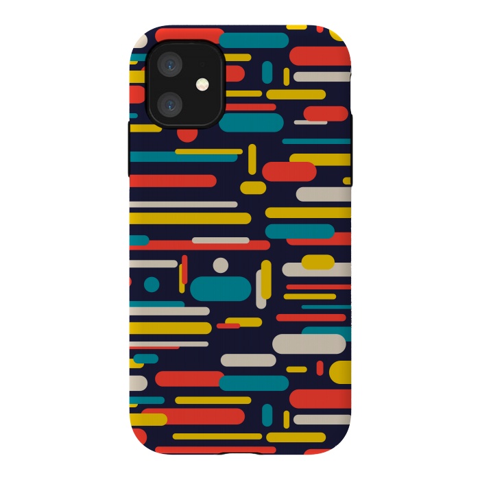 iPhone 11 StrongFit colorful rounded rectangle by TMSarts