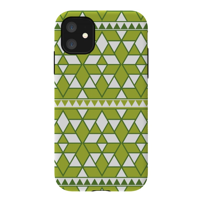 iPhone 11 StrongFit green triangle by TMSarts