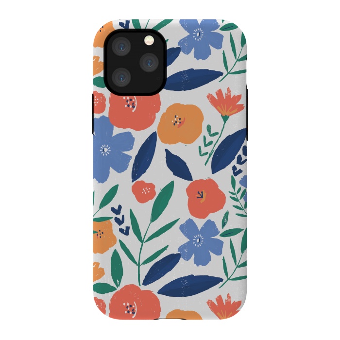 iPhone 11 Pro StrongFit bold minimal flower pattern by lauradidthis