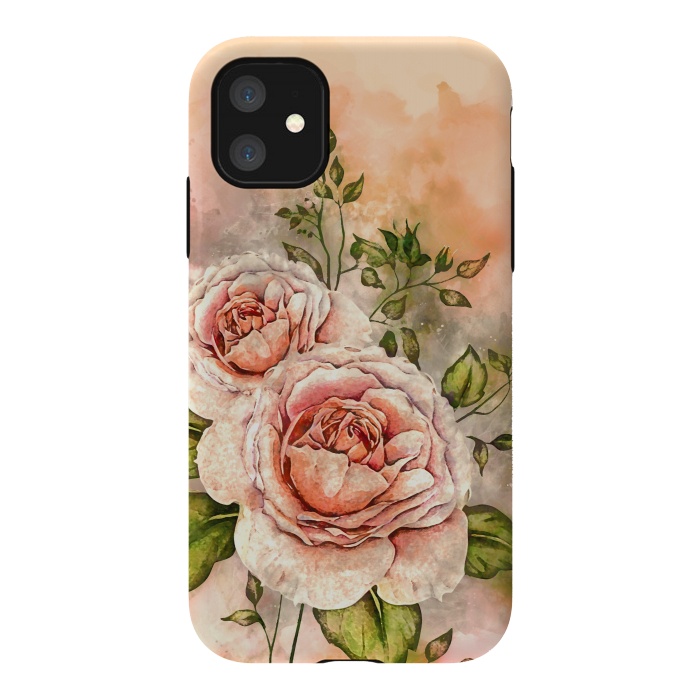 iPhone 11 StrongFit Behind The Rose by Creativeaxle