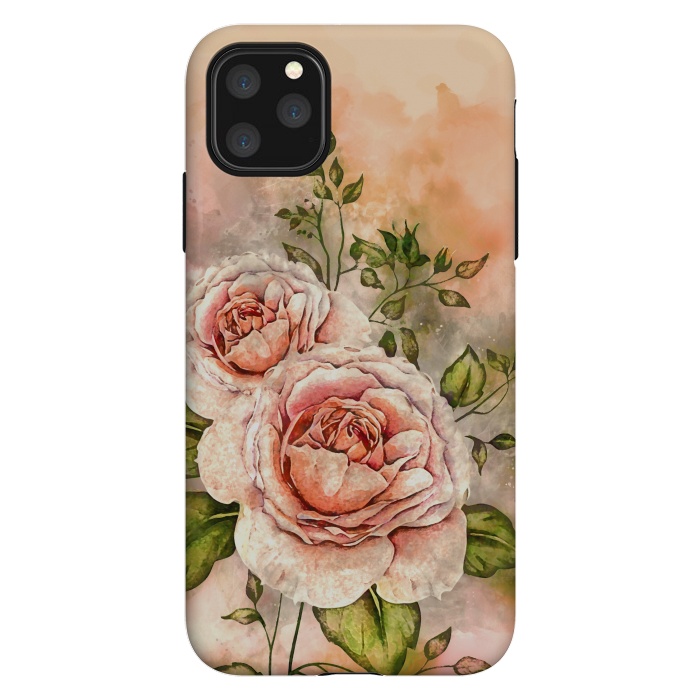 iPhone 11 Pro Max StrongFit Behind The Rose by Creativeaxle