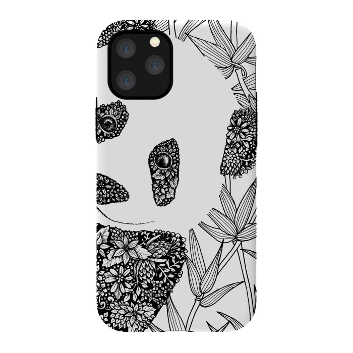 iPhone 11 Pro StrongFit Pop-In Panda by gingerlique
