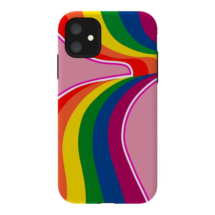 iPhone 11 StrongFit arco-iris pop by Carolina Escobar Sánchez