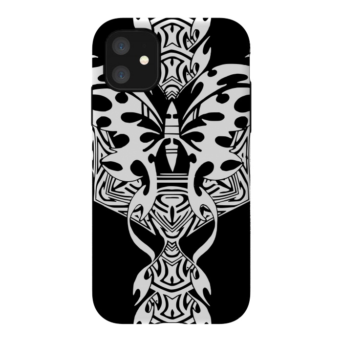iPhone 11 StrongFit Tribal butterfly  by Josie