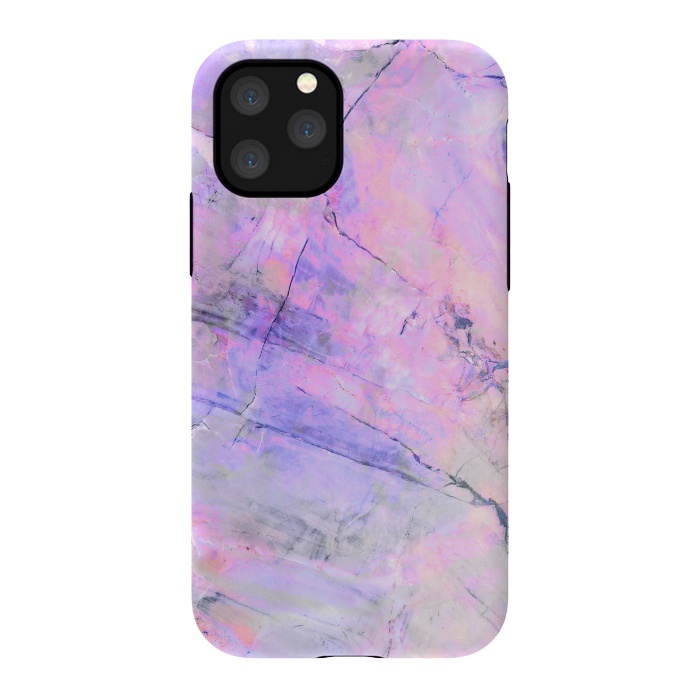 iPhone 11 Pro StrongFit Purple pink pastel marble by Oana 