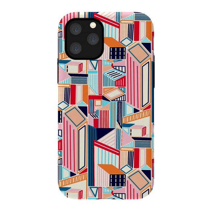 iPhone 11 Pro StrongFit Abstract Minimalism City (Bright & Warm)  by Tigatiga