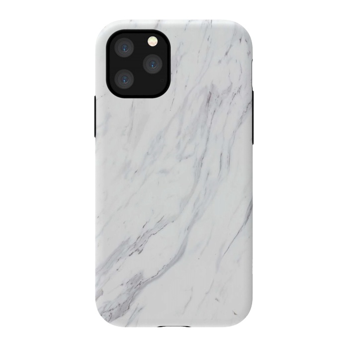 iPhone 11 Pro StrongFit Pure-White-Marble by ''CVogiatzi.