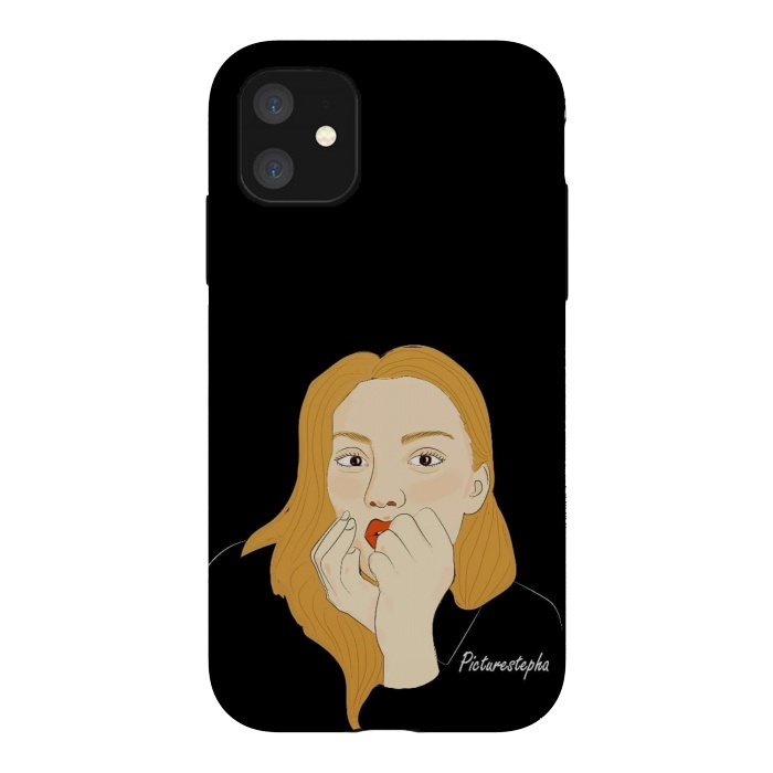 iPhone 11 StrongFit Thinking your ideas/ pensando tus ideas by stephania
