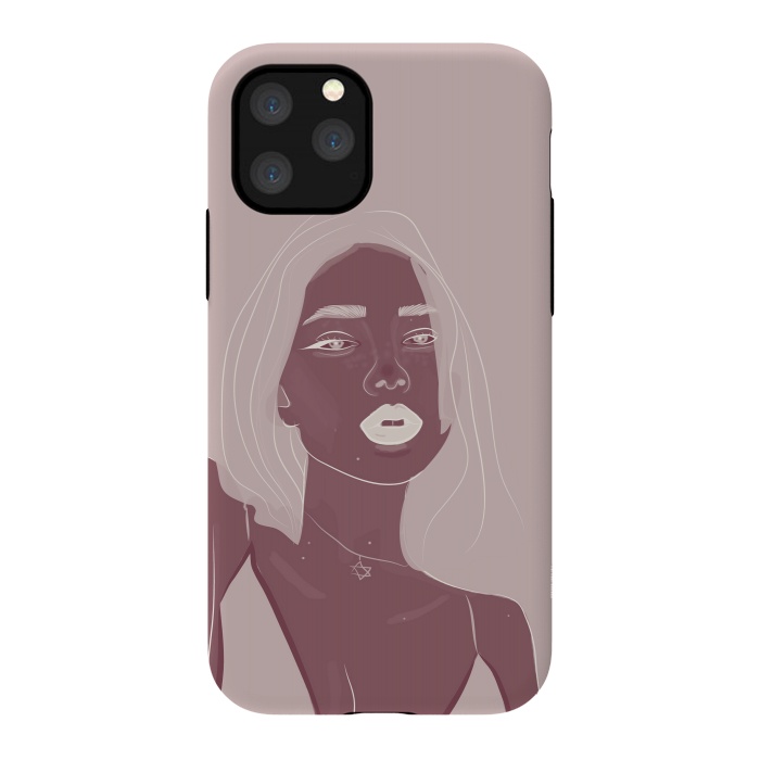 iPhone 11 Pro StrongFit Girl purple by stephania