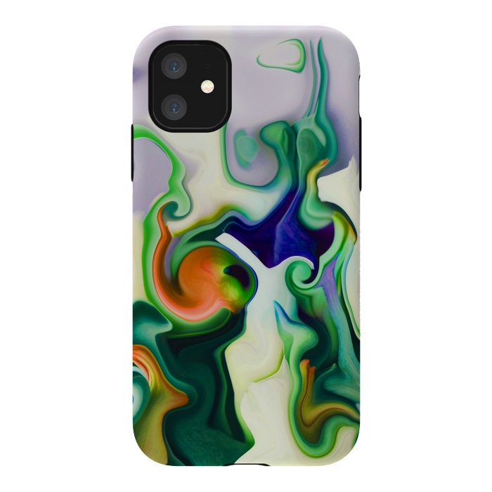 iPhone 11 StrongFit liquid marble by haroulita