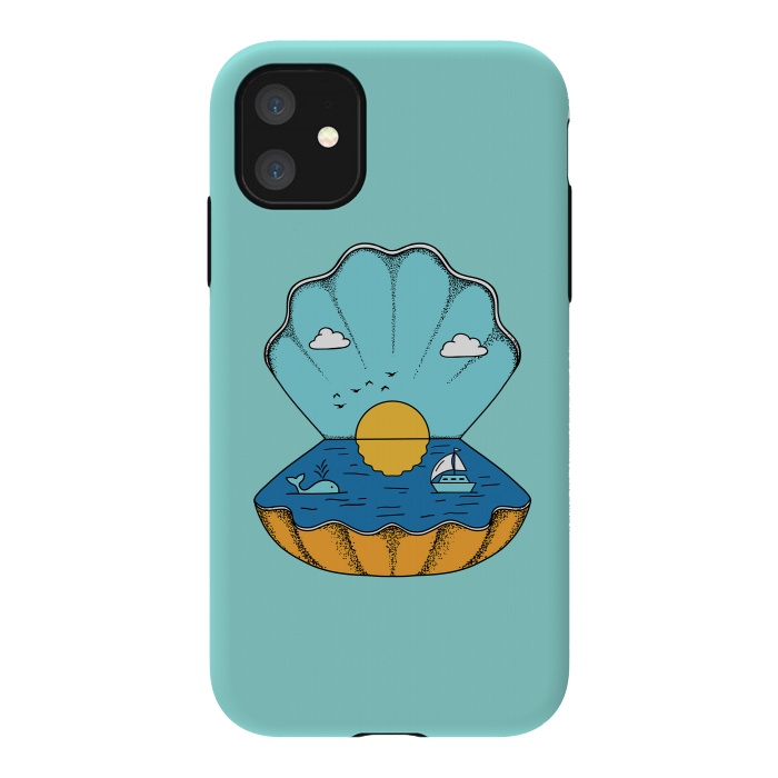 iPhone 11 StrongFit Shell Nature by Coffee Man