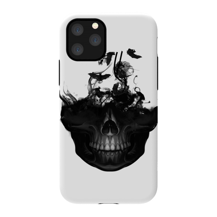 iPhone 11 Pro StrongFit black skull by haroulita