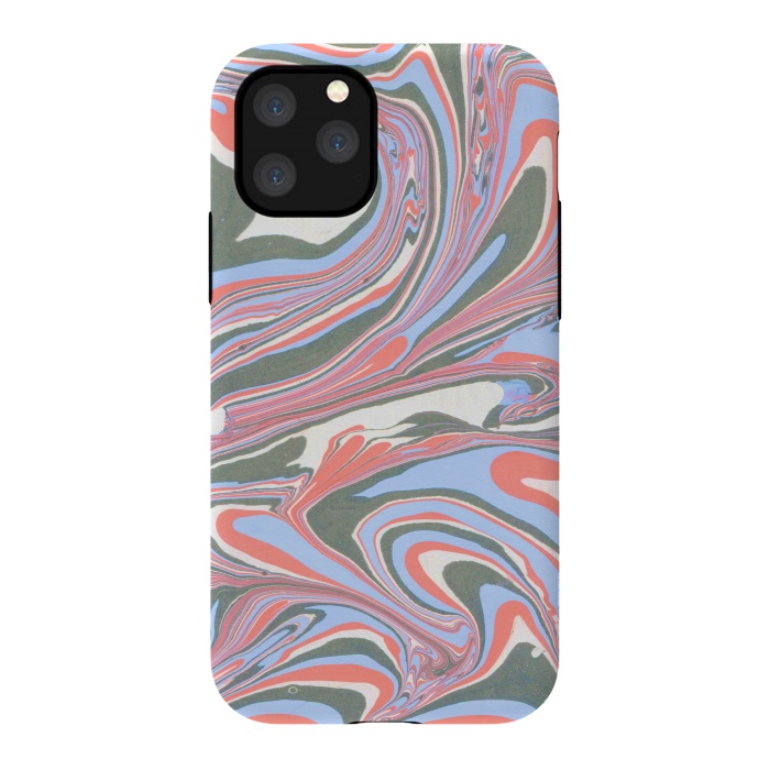 iPhone 11 Pro StrongFit liquid acrylic marble by haroulita