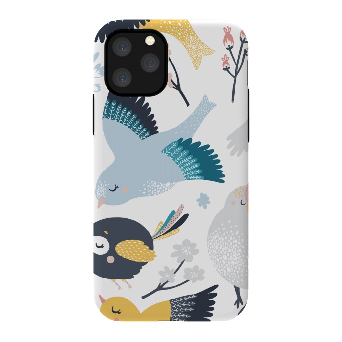 iPhone 11 Pro StrongFit birds pattern by haroulita