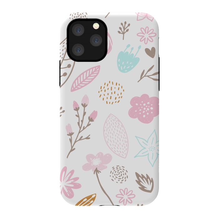 iPhone 11 Pro StrongFit multi floral pattern x by haroulita
