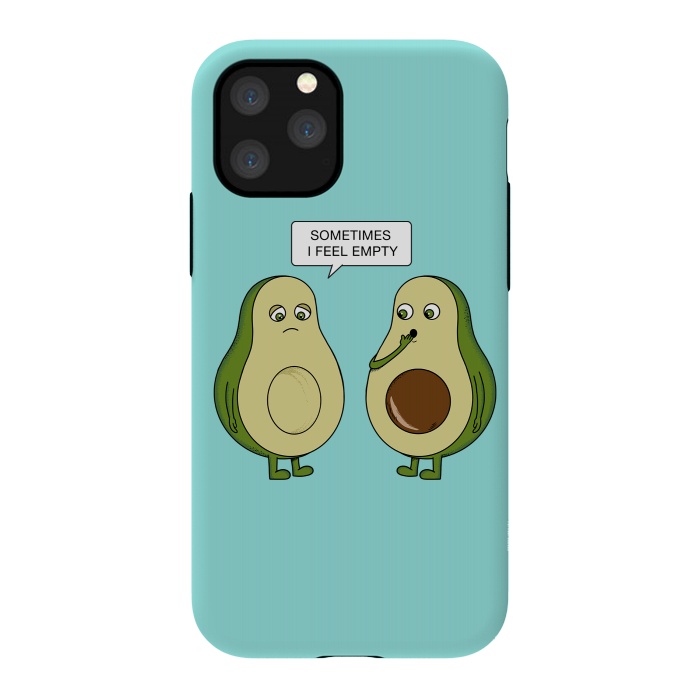 iPhone 11 Pro StrongFit Avocado Empty by Coffee Man
