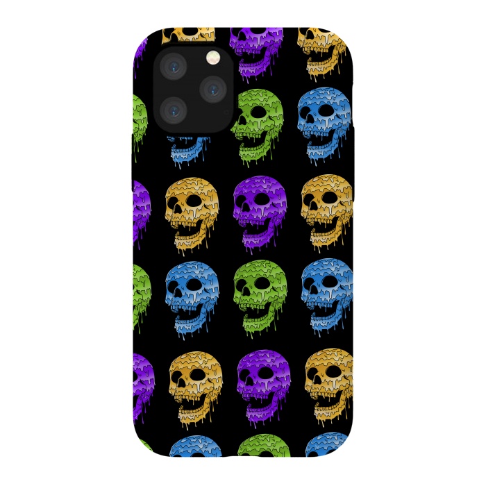 iPhone 11 Pro StrongFit Skulls Colors by Coffee Man