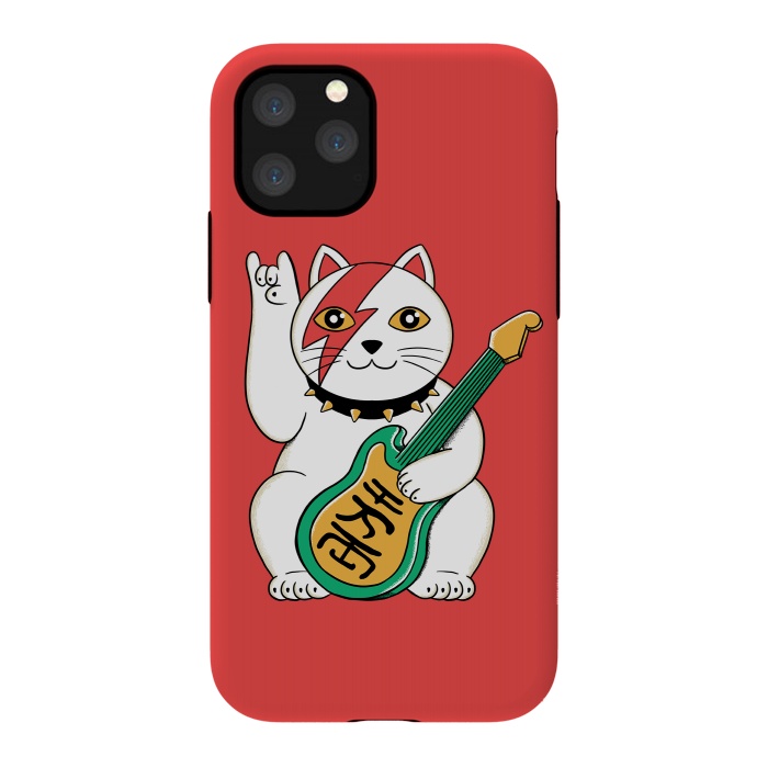 iPhone 11 Pro StrongFit Cat Lucky by Coffee Man