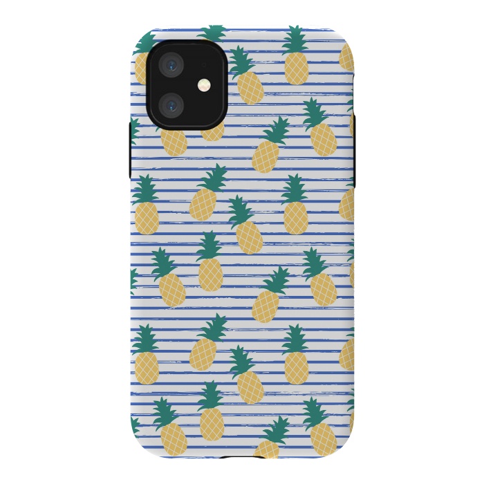 iPhone 11 StrongFit Pineapple by Dunia Nalu