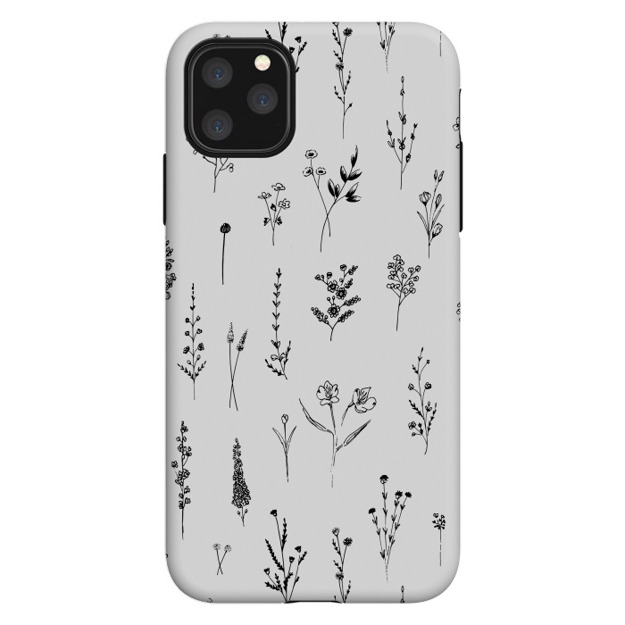 iPhone 11 Pro Max StrongFit Wildflowers by Anis Illustration