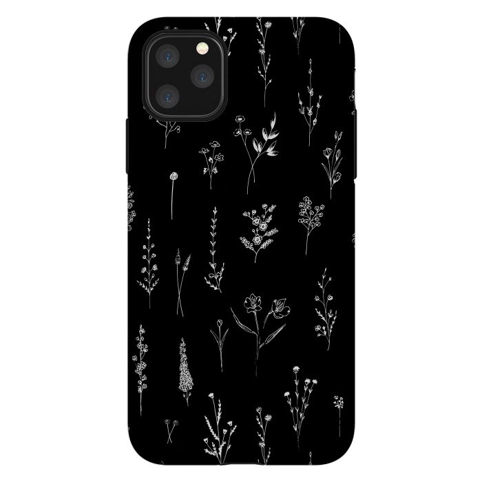 iPhone 11 Pro Max StrongFit Wildflowers Pattern by Anis Illustration