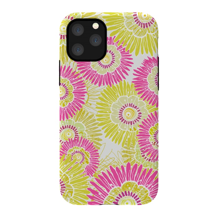 iPhone 11 Pro StrongFit Flower Power  by Rose Halsey