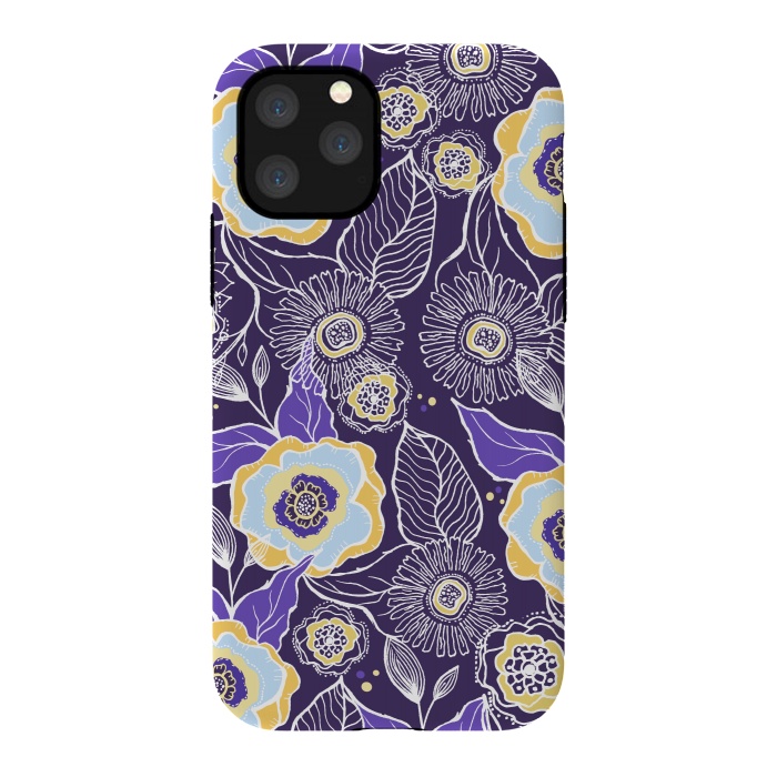 iPhone 11 Pro StrongFit Floral Sunshine by Rose Halsey